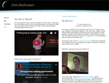 Tablet Screenshot of chrisboshuizen.com